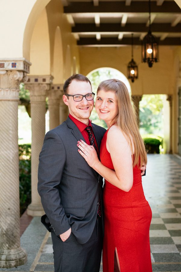 landa library san antonio engagement photography session