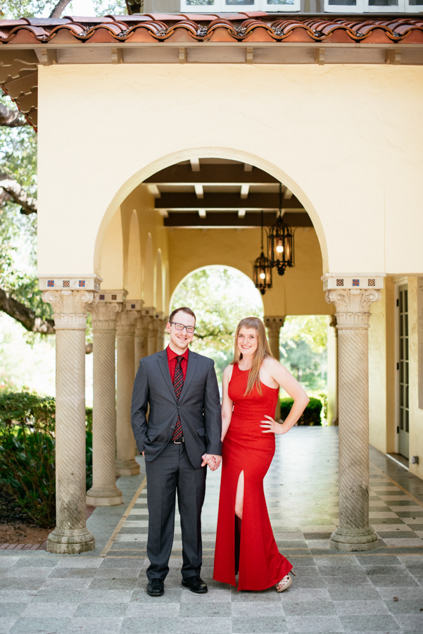 landa library san antonio engagement photography session