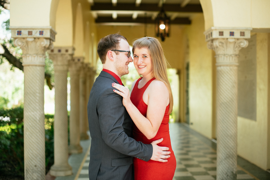 landa library san antonio engagement photography session