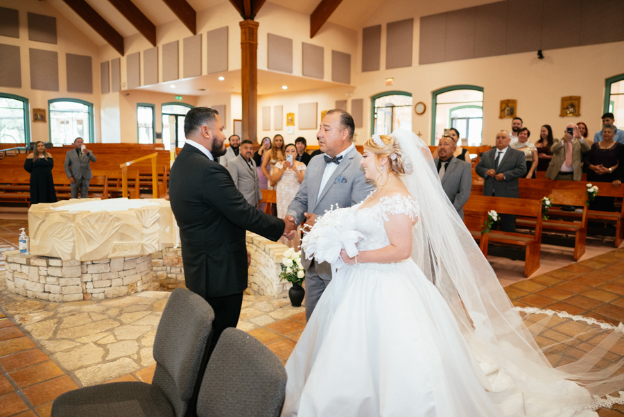 Our Lady of Guadalupe Catholic Church Helotes Wedding Photography