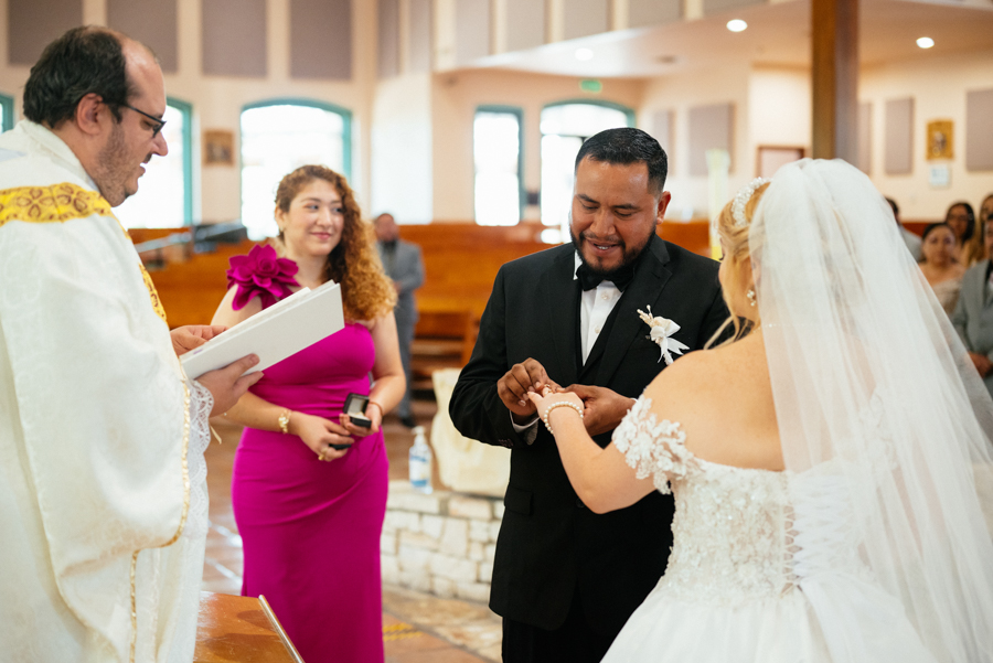 Our Lady of Guadalupe Catholic Church Helotes Wedding Photography