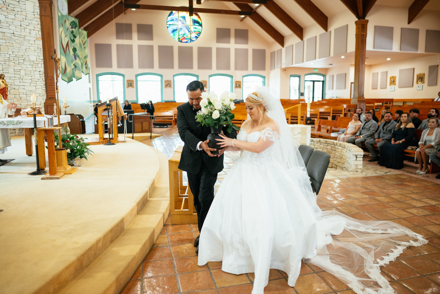 Our Lady of Guadalupe Catholic Church Helotes Wedding Photography