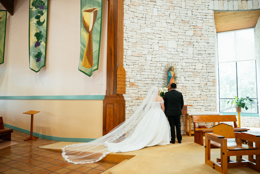 Our Lady of Guadalupe Catholic Church Helotes Wedding Photography