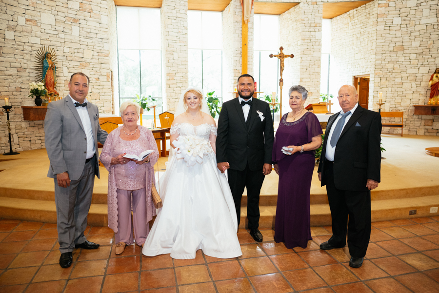 Our Lady of Guadalupe Catholic Church Helotes Wedding Photography